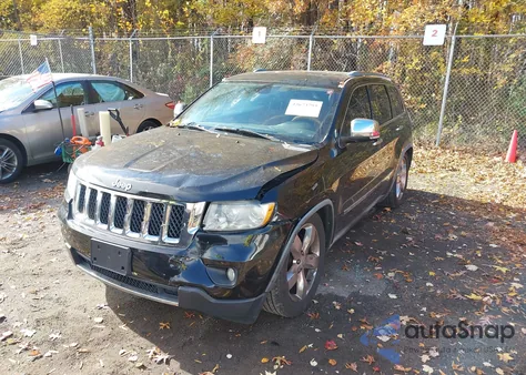 2011 Jeep Grand Cherokee Overland из США, поврежденный, VIN 1J4RR6GG8BC703280